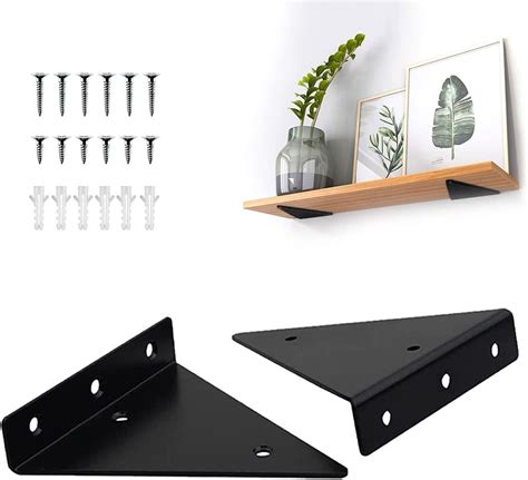 3 inch floating shelf brackets